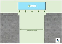 Colocación de un cajón de persiana