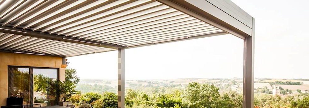 pérgola bio climática aluminio technal segovia